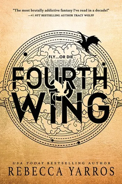 Fourth Wing by Rebecca Yarros, book cover